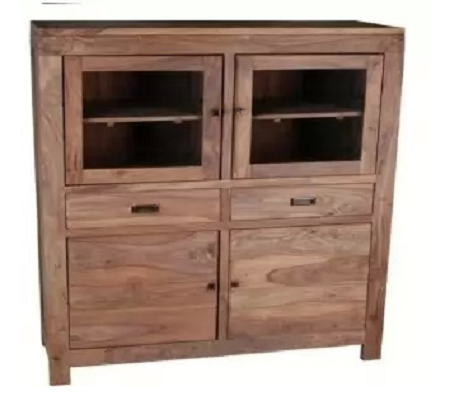Masivní vitrína / příborník 120x45x140