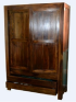 Masivní šatní skříň 120x45x190